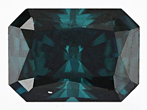 Photo of Green Moissanite 7x5mm Octagon Radiant Cut Gemstone 1ct DEW