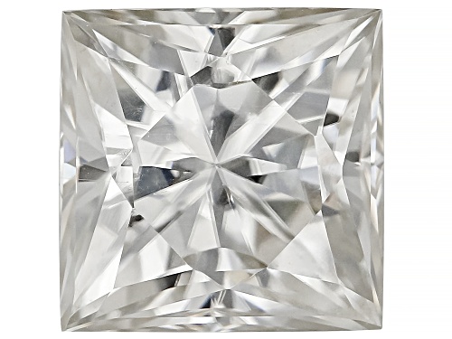 White Moissanite 6.50mm Square Brilliant Cut Gemstone 1.70ct DEW