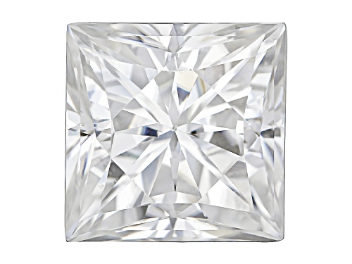 Photo of White Moissanite 9.50mm Square Brilliant Cut Gemstone 5.10Ct DEW