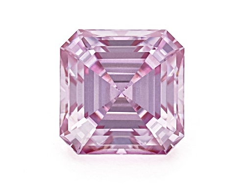 Pink Moissanite 9mm Octagon Asscher Cut Gemstone 3.16Ct DEW
