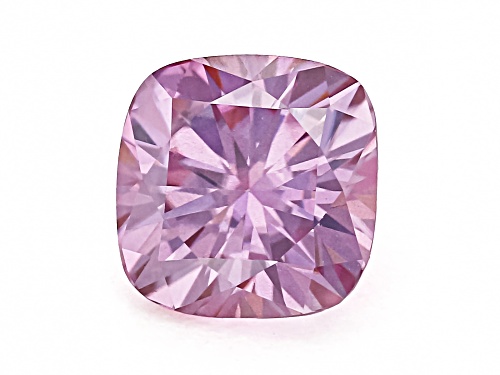 Photo of Pink Moissanite 5mm Cushion Brilliant Cut Gemstone 0.65Ct DEW