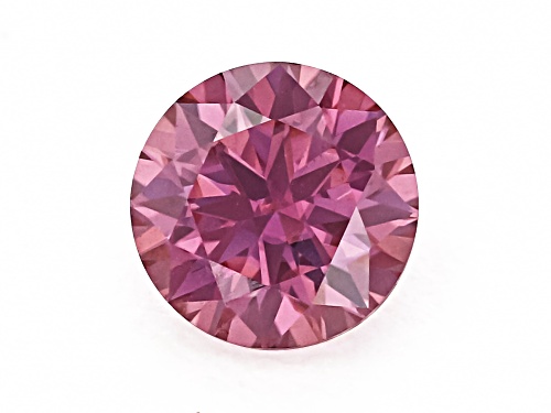 Photo of Pink Moissanite 4.50mm Round Brilliant Cut Gemstone 0.33Ct DEW