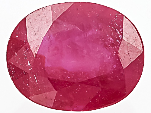 Photo of Red Mahaleo Ruby 11X9mm Oval Faceted Cut Gemstone 3.50Ct