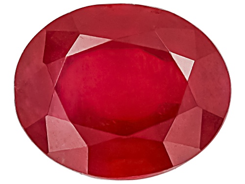 Red Mahaleo Ruby 12X10mm Oval Faceted Cut Gemstone 5.50Ct