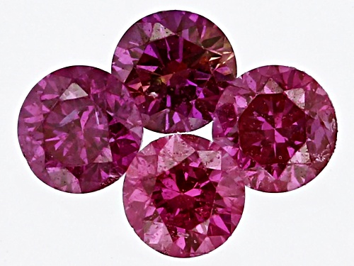 Photo of Purple Diamond Loose Gemstone 1.80mm Round Full Cut Parcel,0.10CTW Minimum