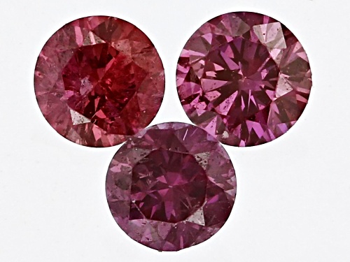 Purple Diamond Loose Gemstone 2.10mm Round Full Cut Parcel,0.10CTW Minimum