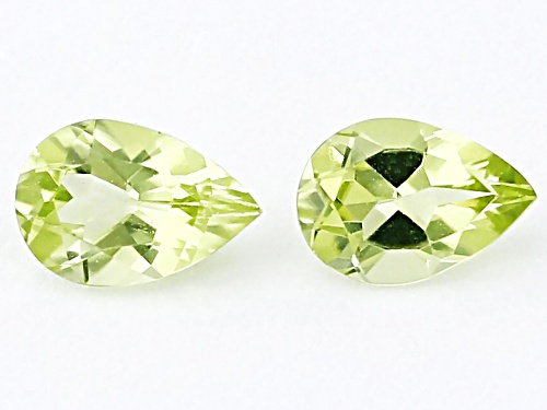 Photo of Peridot Loose Gemstones Match Pair 0.75CTW Minimum