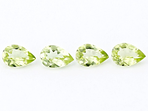 Photo of Peridot Loose Gemstones Set of 4, 1.50CTW Minimum.