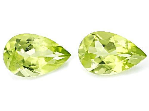 Photo of Peridot Loose Gemstones Match Pair 1.45CTW Minimum
