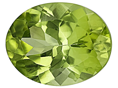 Photo of Green Pakistan Peridot 9X7mm Oval Faceted Cut Gemstone 1.50Ct