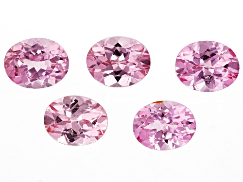 Pink Spinel Loose Gemstone Set of 5, 1.5CTW Minimum
