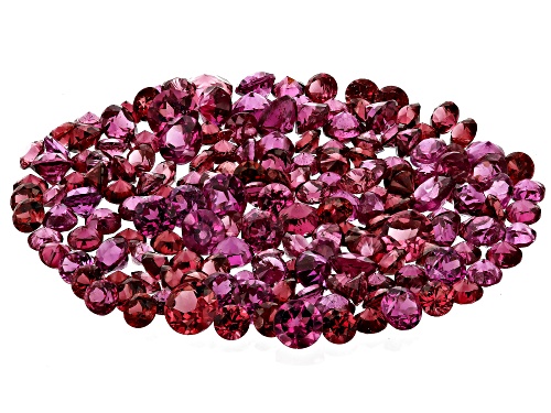 Purple Rhodolite 1mm to 3mm Round Gemstone Parcel 10ctw