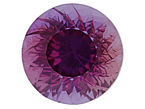 Photo of Purple Lab Created Color Change Sapphire 10mm Round Fancy Cut Gemstone 6Ct