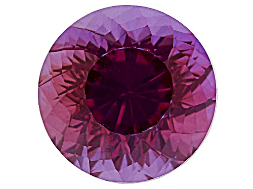 Purple Lab Created Color Change Sapphire 12mm Round Fancy Cut Gemstone 10Ct