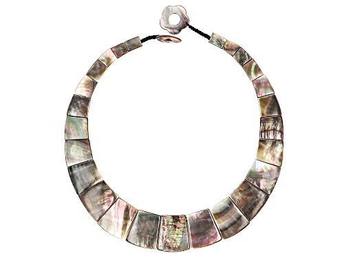 8-15mm Tahitian Mother Of Pearl 18 Inch Necklace