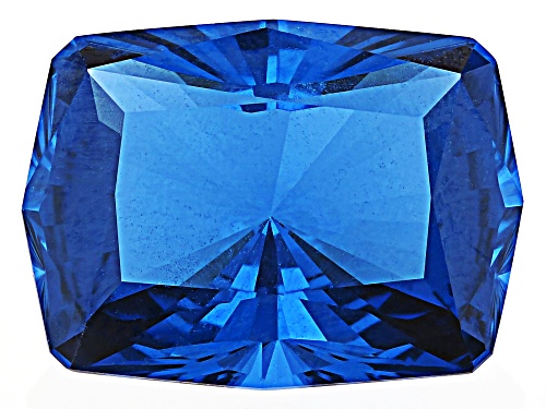Blue Lab Created Spinel 16X12mm Cushion Fancy Cut Gemstone 10.00Ct