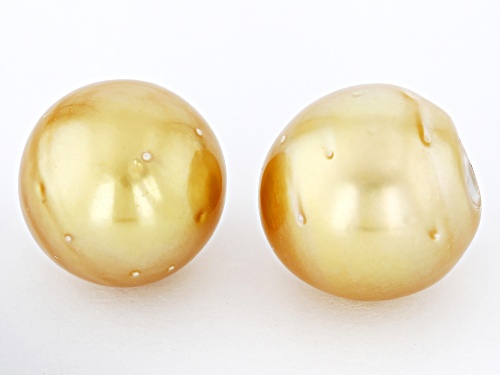 Photo of South Sea Pearl Loose Gemstones Set Of 2 33.50CTW Minimum