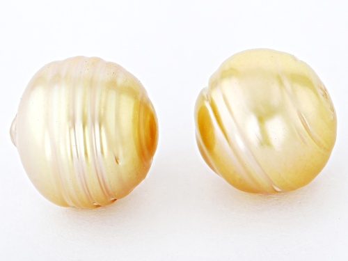 South Sea Pearl Loose Gemstones Siet Of 2 27CTW Minimum