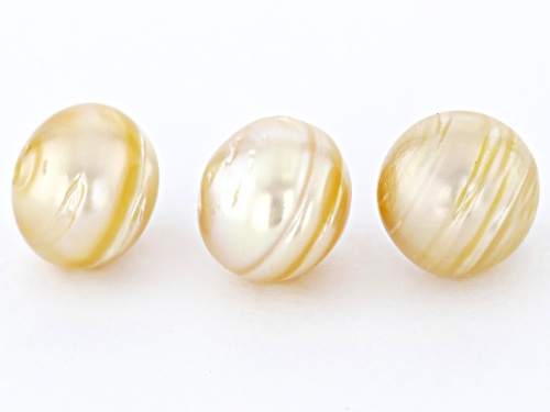 South Sea Pearl Loose Gemstones Set Of 3 20CTW Minimum