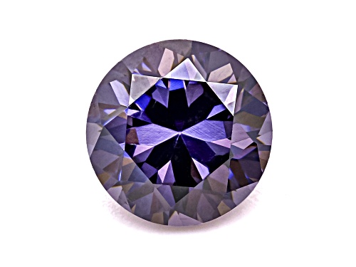 Photo of Purple Strontium Titanate 6mm Round Brilliant Cut Gemstone 1.25Ct