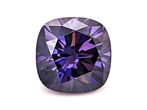 Photo of Purple Strontium Titanate 8mm Cushion Snowflakes Cut Gemstone 3.50Ct