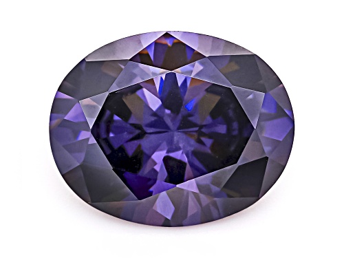 Photo of Purple Strontium Titanate 10X8mm Oval Brilliant Cut Gemstone 3.75Ct