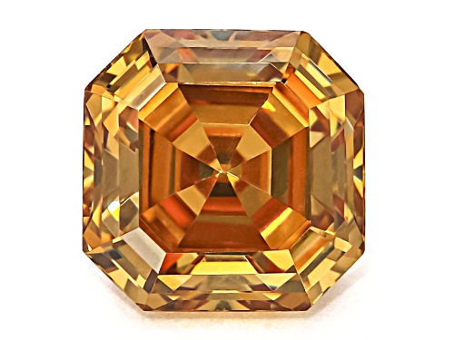 Photo of Orange Strontium Titanate 6X6mm Octagon Asscher Cut Gemstone 1.50Ct