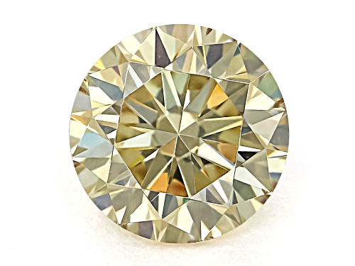 Photo of Canary Strontium Titanate 6mm Round Brilliant Cut Gemstone 1.25Ct