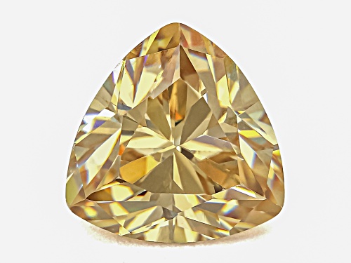 Photo of Canary Strontium Titanate 8mm Trillion Brilliant Cut Gemstone 2.75Ct