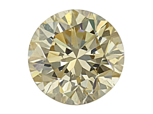 Canary Strontium Titanate 5mm Round Diamond Cut Gemstone 0.70Ct