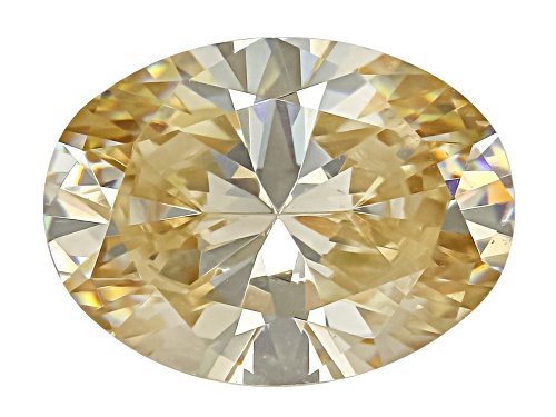 Photo of Canary Strontium Titanate 8X6mm Oval Brilliant Cut Gemstone 1.50Ct