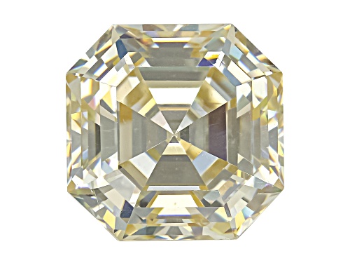Photo of Canary Strontium Titanate 8mm Octagon Asscher Cut Gemstone 3.75Ct