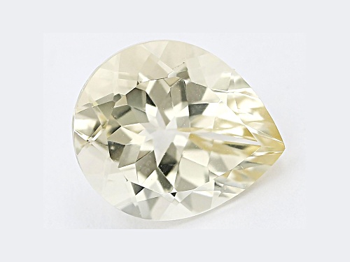 Yellow Labradorite 14X12mm Pear Faceted Cut Gemstone 5.75Ct