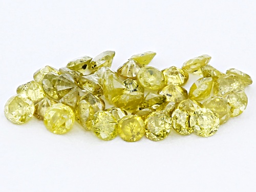 Photo of Yellow Diamond Parcel Loose Gemstone 0.5 CTW minimum