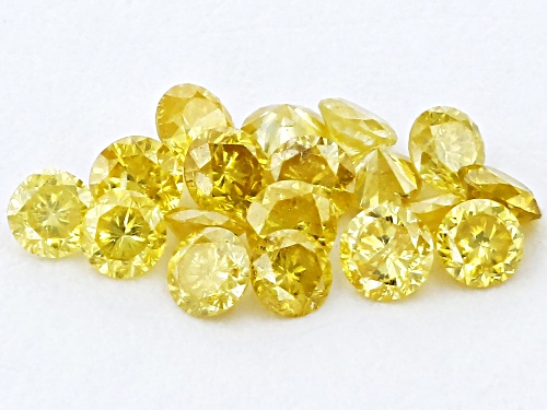 Yellow Diamond Parcel Loose Gemstone 0.50 CTW minimum