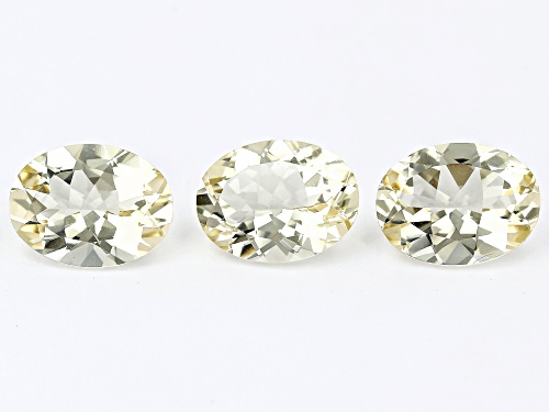 Photo of Yellow Labradorite  Loose Gemstones Set of 3      21 ctw Minimum