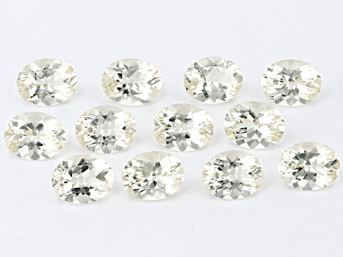 Yellow Labradorite Loose Gemstone Set of 12              16ctw Minimum