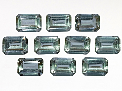 Synthetic Zandrite Loose Gemstone Set Of 10, 8CTW Minimum