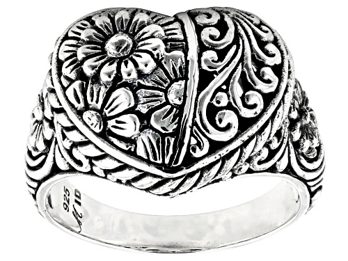 Artisan Collection of Bali™ Sterling Silver Heart Ring - Size 6