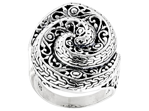 Artisan Collection of Bali™ Sterling Silver Swirl Textured Ring - Size 6