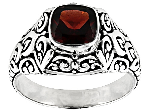 Artisan Collection of Bali™ 1.53ct Garnet Sterling Silver Ring - Size 10