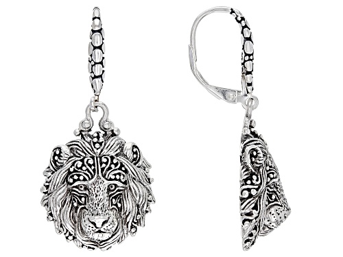 Artisan Collection Of Bali™ Silver Lion Dangle Earrings