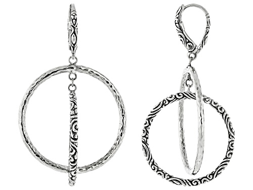 Artisan Collection of Bali™ Sterling Silver Circle Open Design Earrings