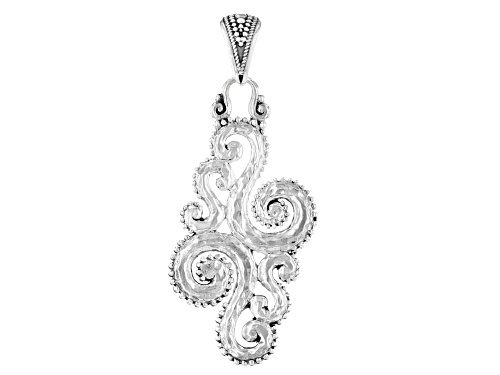 Artisan Collection of Bali™ Sterling Silver Swirl Enhancer Pendant