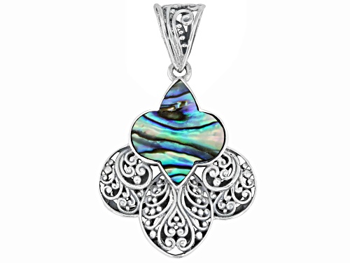 Artisan Collection of Bali™ Abalone Shell Sterling Silver Filigree Pendant