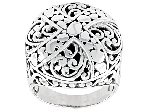Artisan Collection of Bali™ Sterling Silver Medallion Filigree Ring - Size 11
