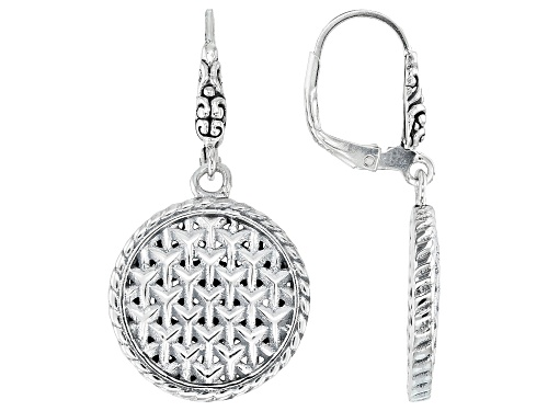 Artisan Collection of Bali™ Sterling Silver Basket Weave Design Earrings