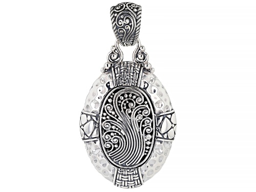 Artisan Collection of Bali™ Sterling Silver Filigree Hammered Pendant