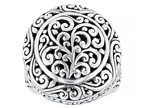 Artisan Collection of Bali™ Sterling Silver Scroll Design Disc Ring - Size 6