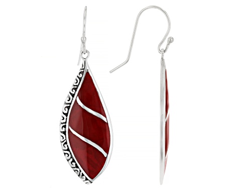 Artisan Collection of Bali™ Red Coral Sterling Silver Earrings